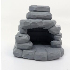Naturalistic Stacked Stone Hide – Terrarium /‎ Reptile Tank Decor
